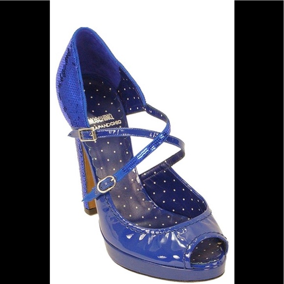 MOSCHINO BLUE SHOES - Picture 2 of 5